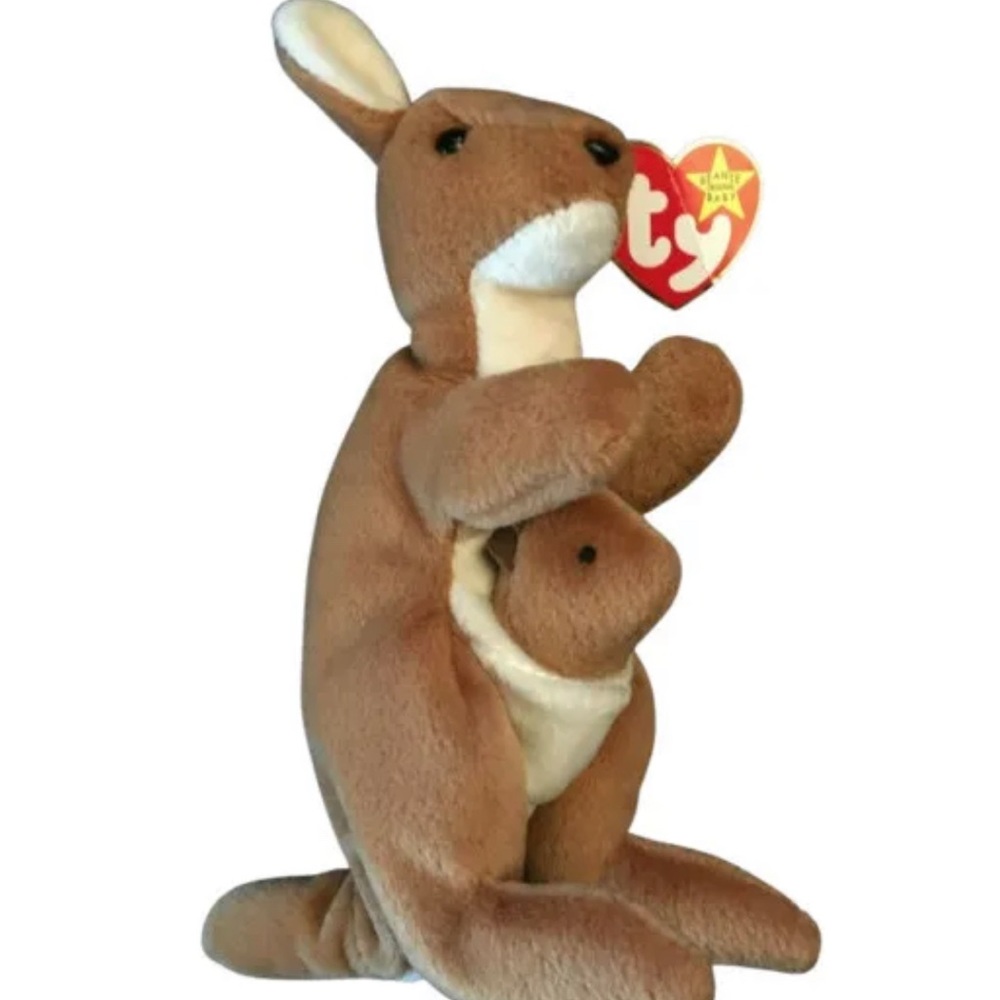 Vintage beanie baby pouch